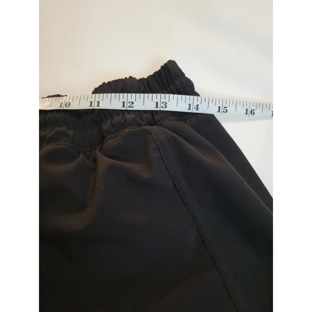 90 Degree By Reflex 2 in 1 Womens Shorts Black Running Athletic Gym Workout Sz L